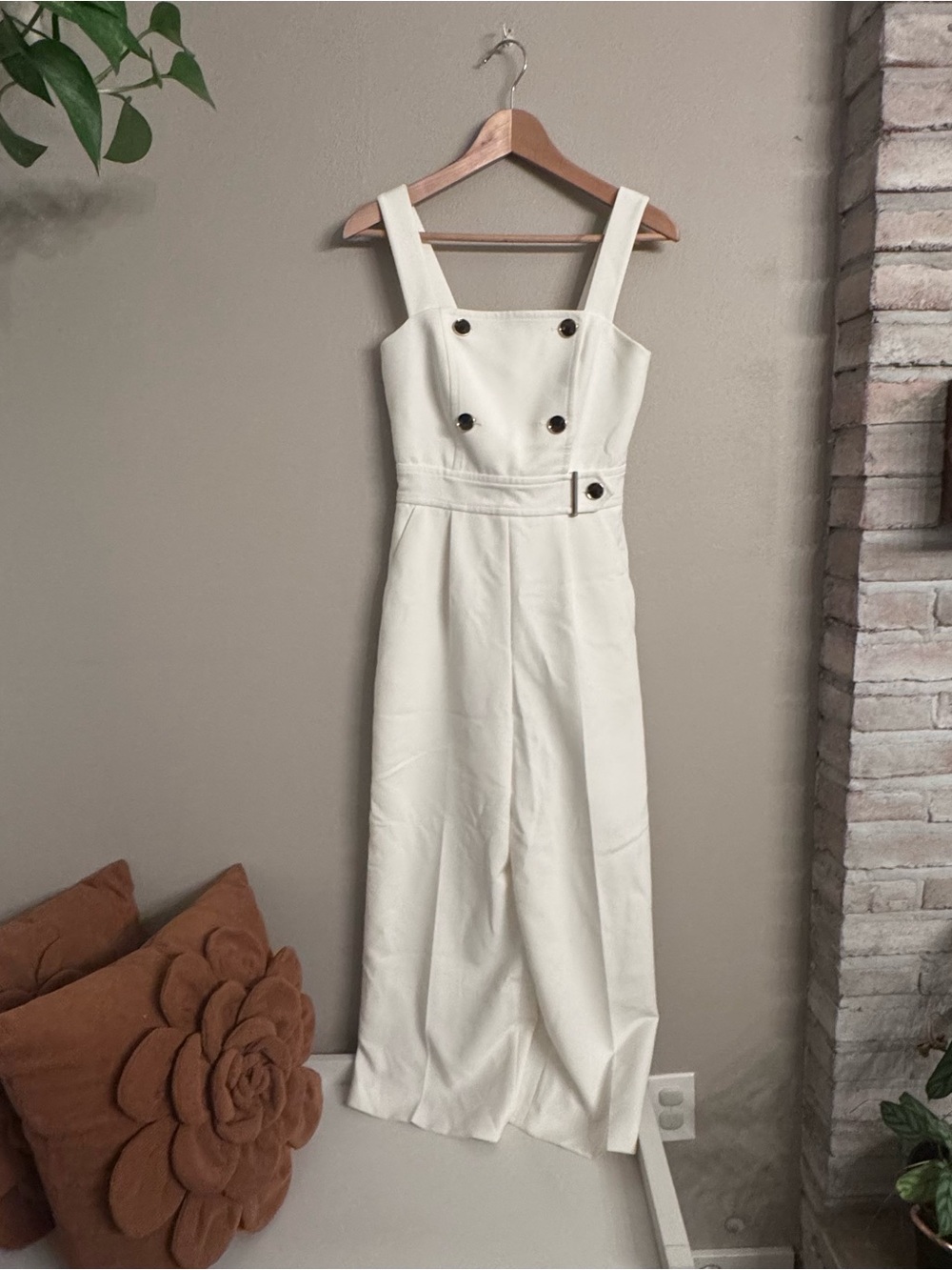 KAREN MILLEN Square-Neck Jumpsuit - Picture 2 of 6